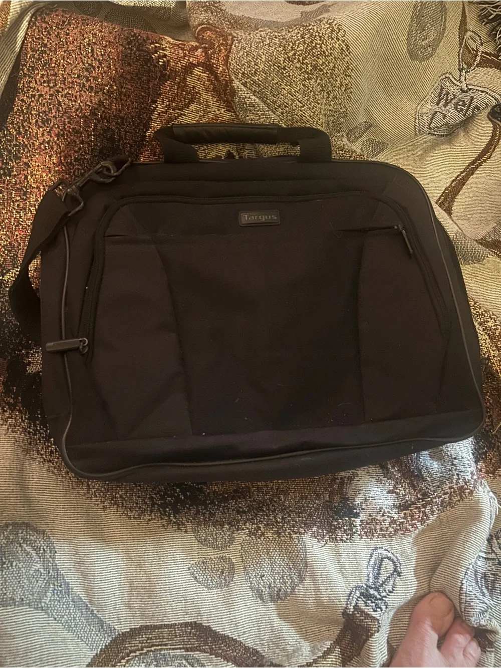 Targus Black Men's Laptop Briefcase with Padded Compartments
